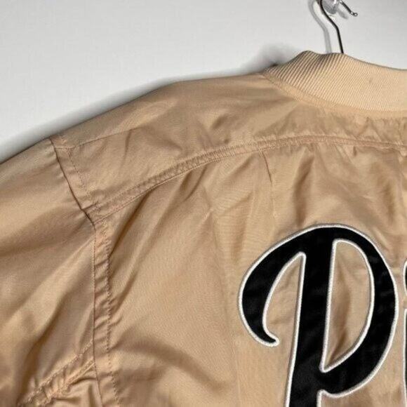 Victoria's Secret PINK Size XS Blush Pink Long Sleeve Full Zip Logo Jacket - Picture 11 of 14